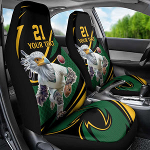 Secretary Bird South Africa Cricket Custom Car Seat Cover Unique Pattern