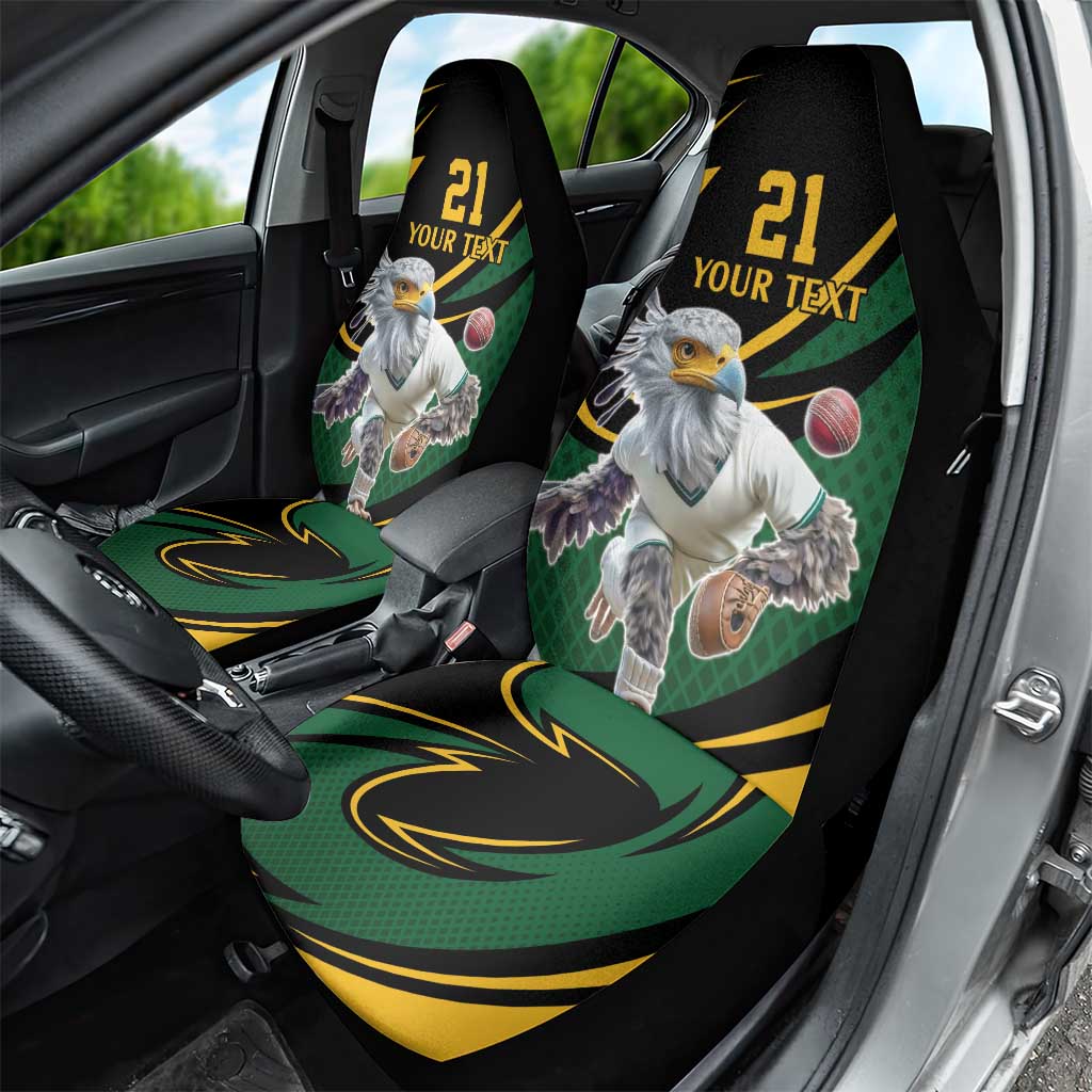 Secretary Bird South Africa Cricket Custom Car Seat Cover Unique Pattern