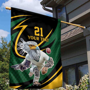 Secretary Bird South Africa Cricket Custom Garden Flag Unique Pattern