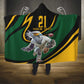 Secretary Bird South Africa Cricket Custom Hooded Blanket Unique Pattern