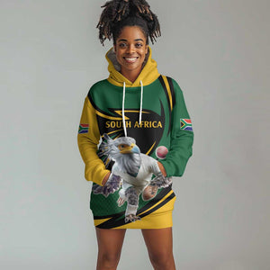 Secretary Bird South Africa Cricket Custom Hoodie Dress Unique Pattern