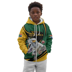 Secretary Bird South Africa Cricket Custom Kid Hoodie Unique Pattern