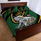 Secretary Bird South Africa Cricket Custom Quilt Bed Set Unique Pattern