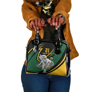 Secretary Bird South Africa Cricket Custom Shoulder Handbag Unique Pattern