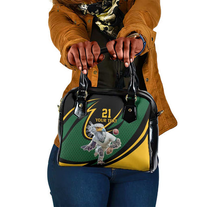 Secretary Bird South Africa Cricket Custom Shoulder Handbag Unique Pattern