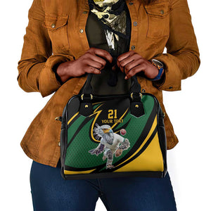 Secretary Bird South Africa Cricket Custom Shoulder Handbag Unique Pattern