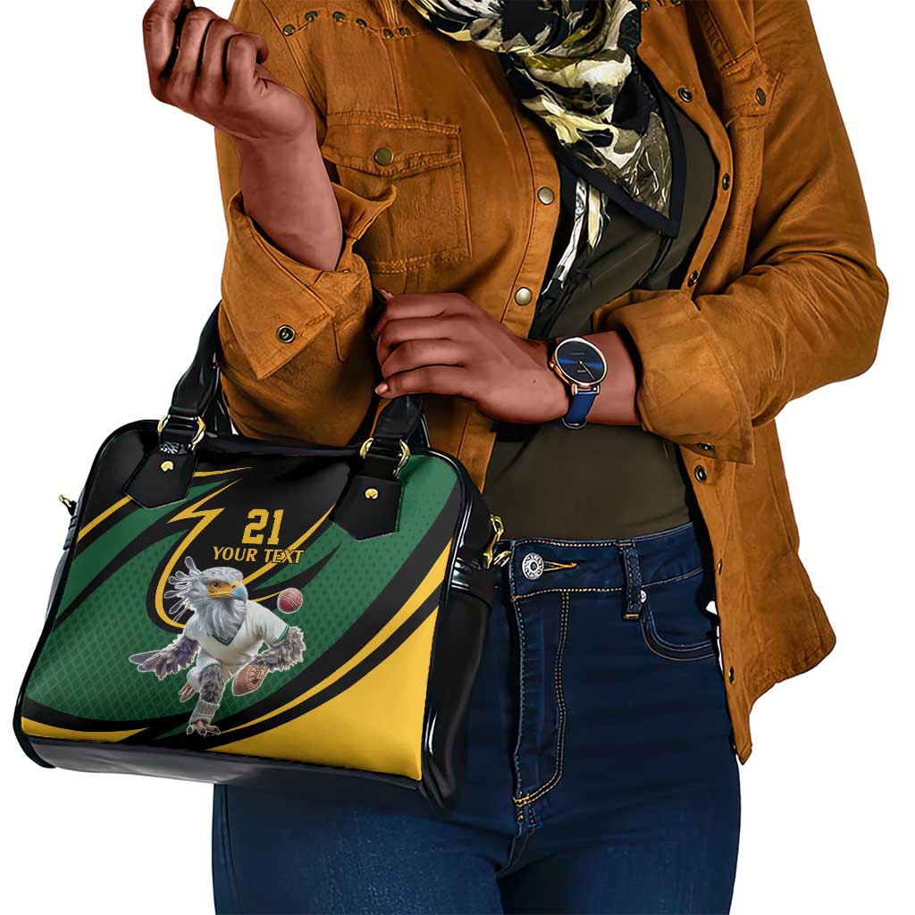 Secretary Bird South Africa Cricket Custom Shoulder Handbag Unique Pattern