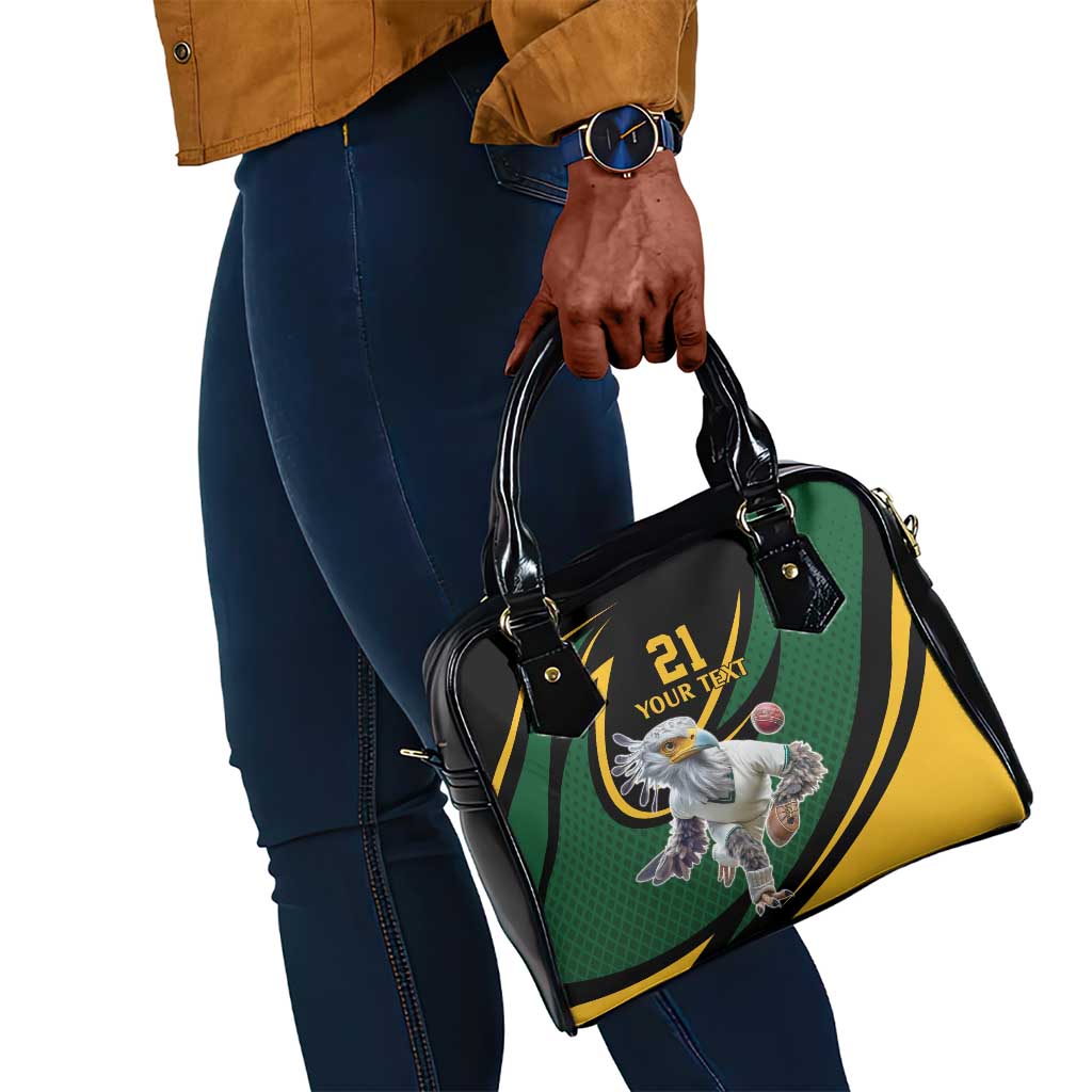 Secretary Bird South Africa Cricket Custom Shoulder Handbag Unique Pattern