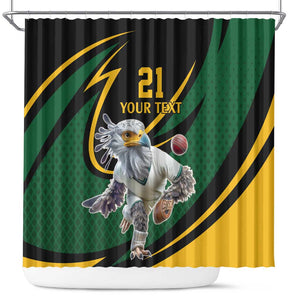 Secretary Bird South Africa Cricket Custom Shower Curtain Unique Pattern