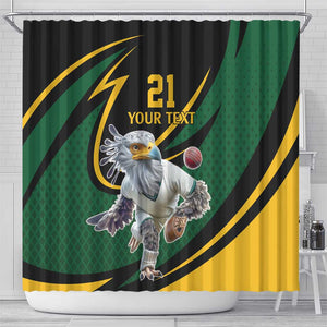 Secretary Bird South Africa Cricket Custom Shower Curtain Unique Pattern