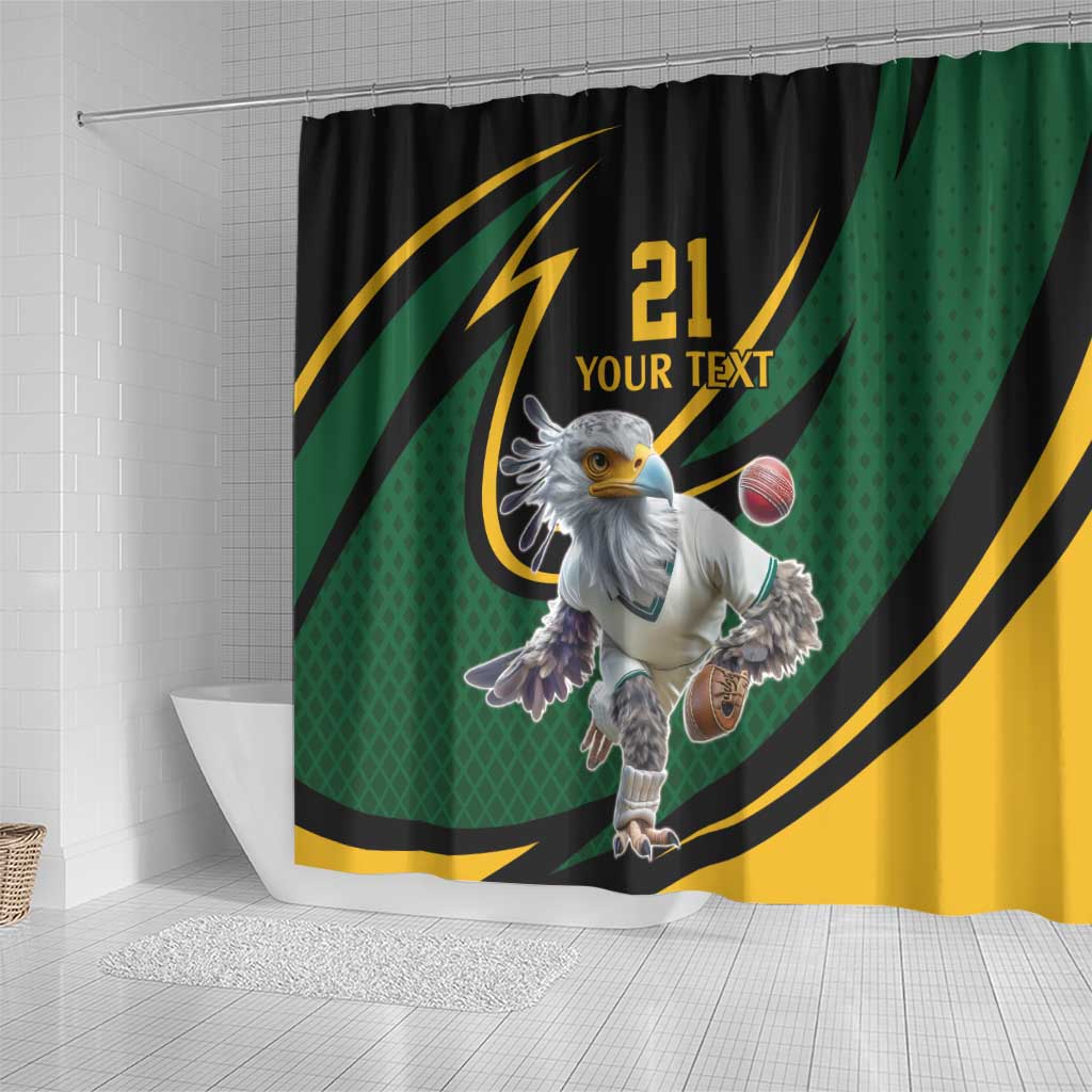 Secretary Bird South Africa Cricket Custom Shower Curtain Unique Pattern