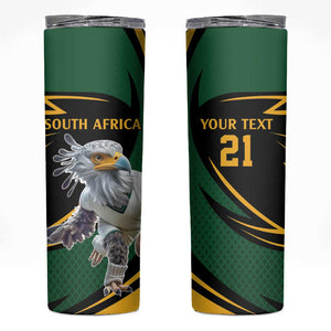 Secretary Bird South Africa Cricket Custom Skinny Tumbler Unique Pattern