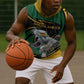 Secretary Bird South Africa Cricket Custom Sleeveless Hoodie Unique Pattern - African Pride