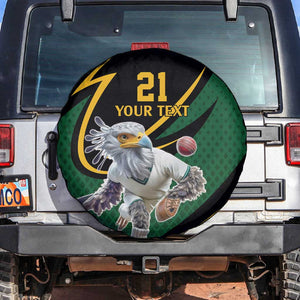 Secretary Bird South Africa Cricket Custom Spare Tire Cover Unique Pattern