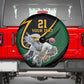 Secretary Bird South Africa Cricket Custom Spare Tire Cover Unique Pattern