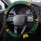 Secretary Bird South Africa Cricket Steering Wheel Cover Unique Pattern