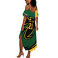 Secretary Bird South Africa Cricket Custom Summer Maxi Dress Unique Pattern
