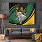 Secretary Bird South Africa Cricket Custom Tapestry Unique Pattern