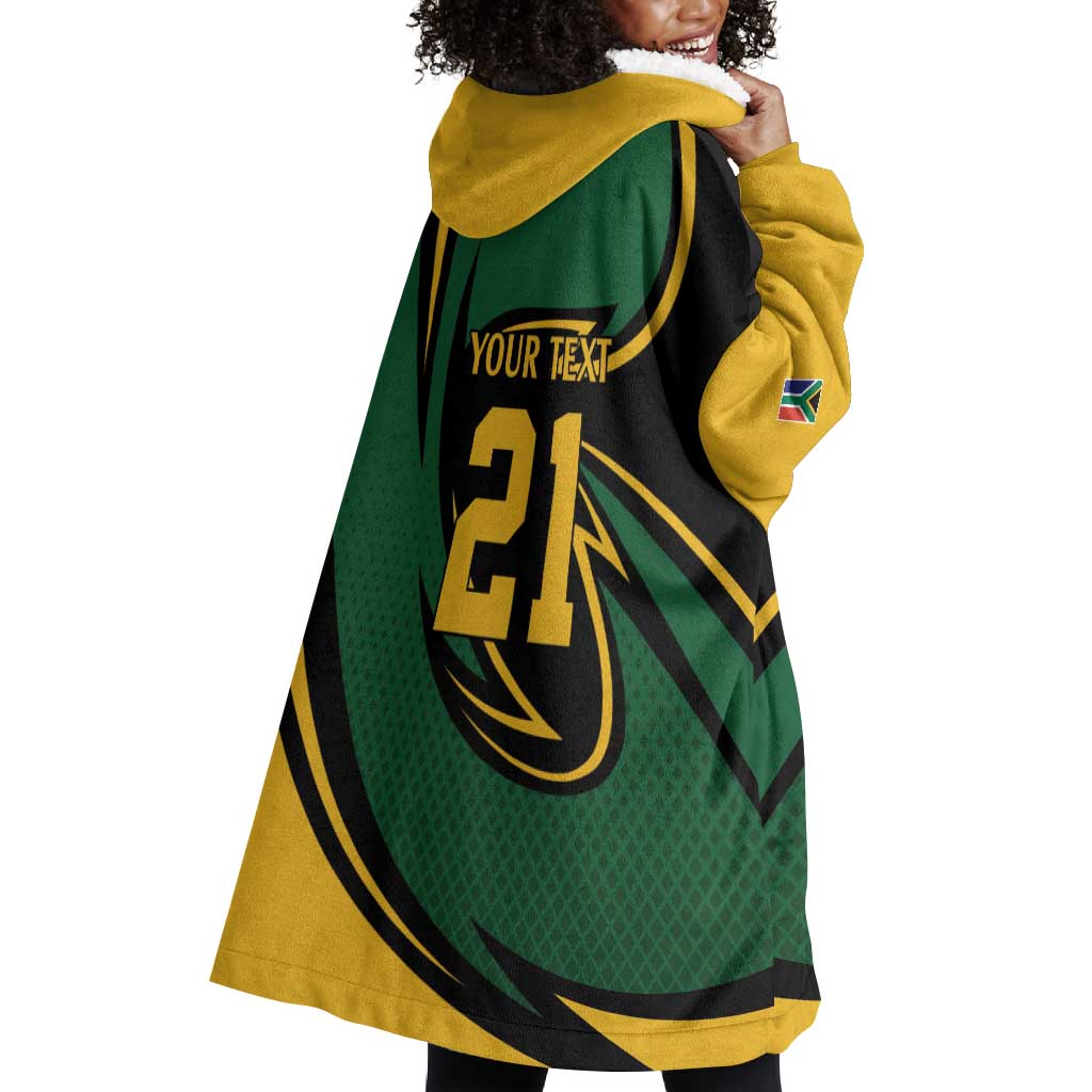 Secretary Bird South Africa Cricket Custom Wearable Blanket Hoodie Unique Pattern