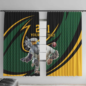 Secretary Bird South Africa Cricket Custom Window Curtain Unique Pattern