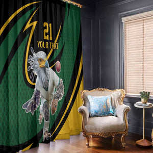 Secretary Bird South Africa Cricket Custom Window Curtain Unique Pattern