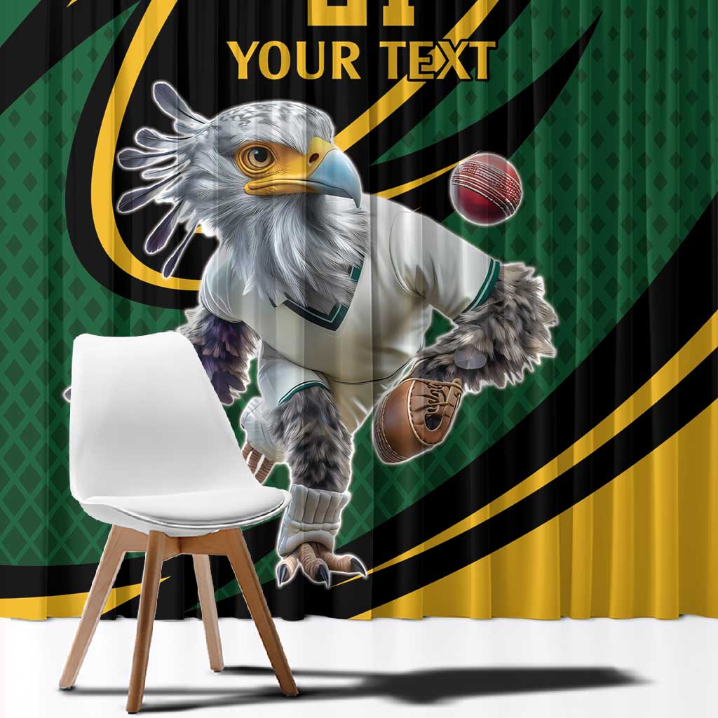 Secretary Bird South Africa Cricket Custom Window Curtain Unique Pattern