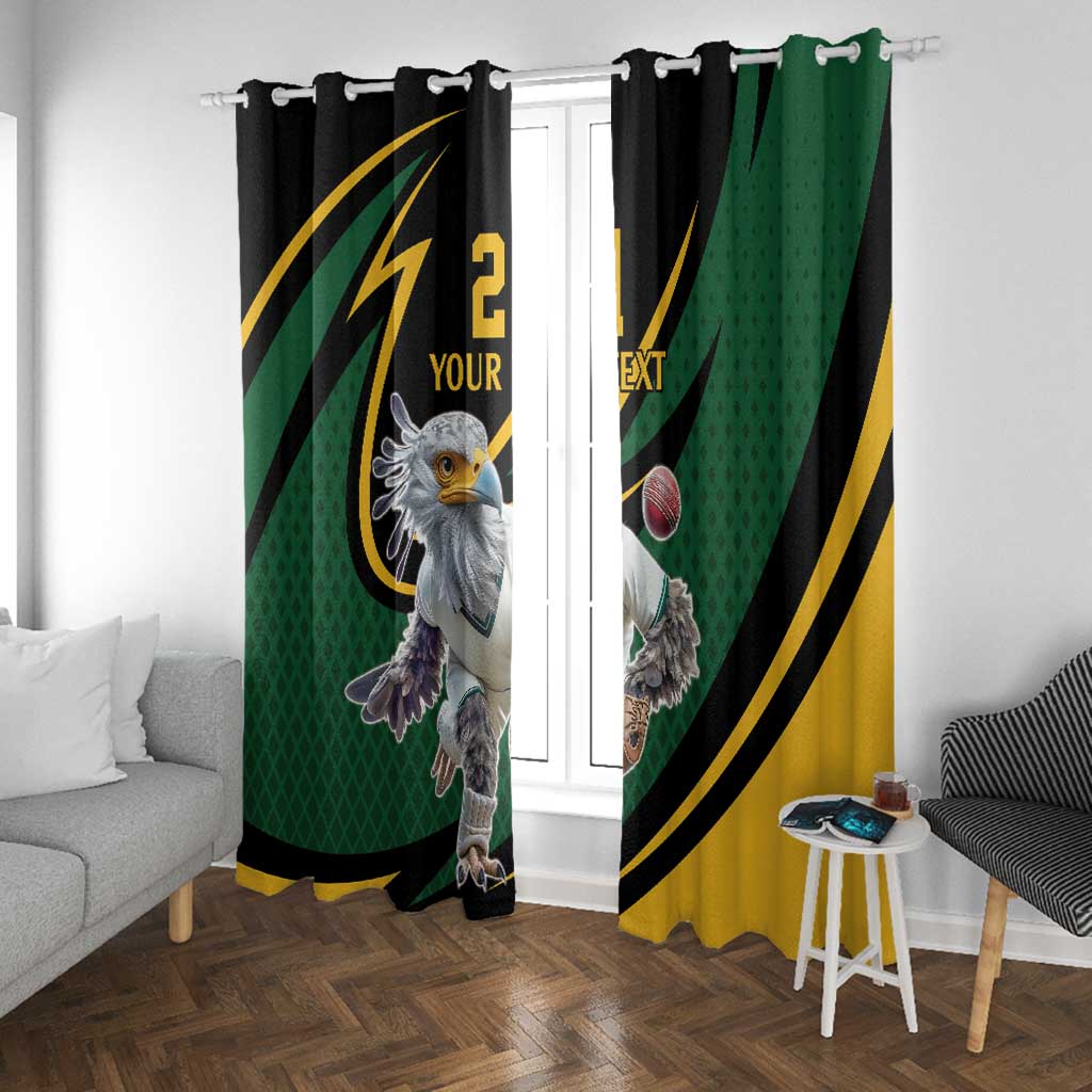 Secretary Bird South Africa Cricket Custom Window Curtain Unique Pattern