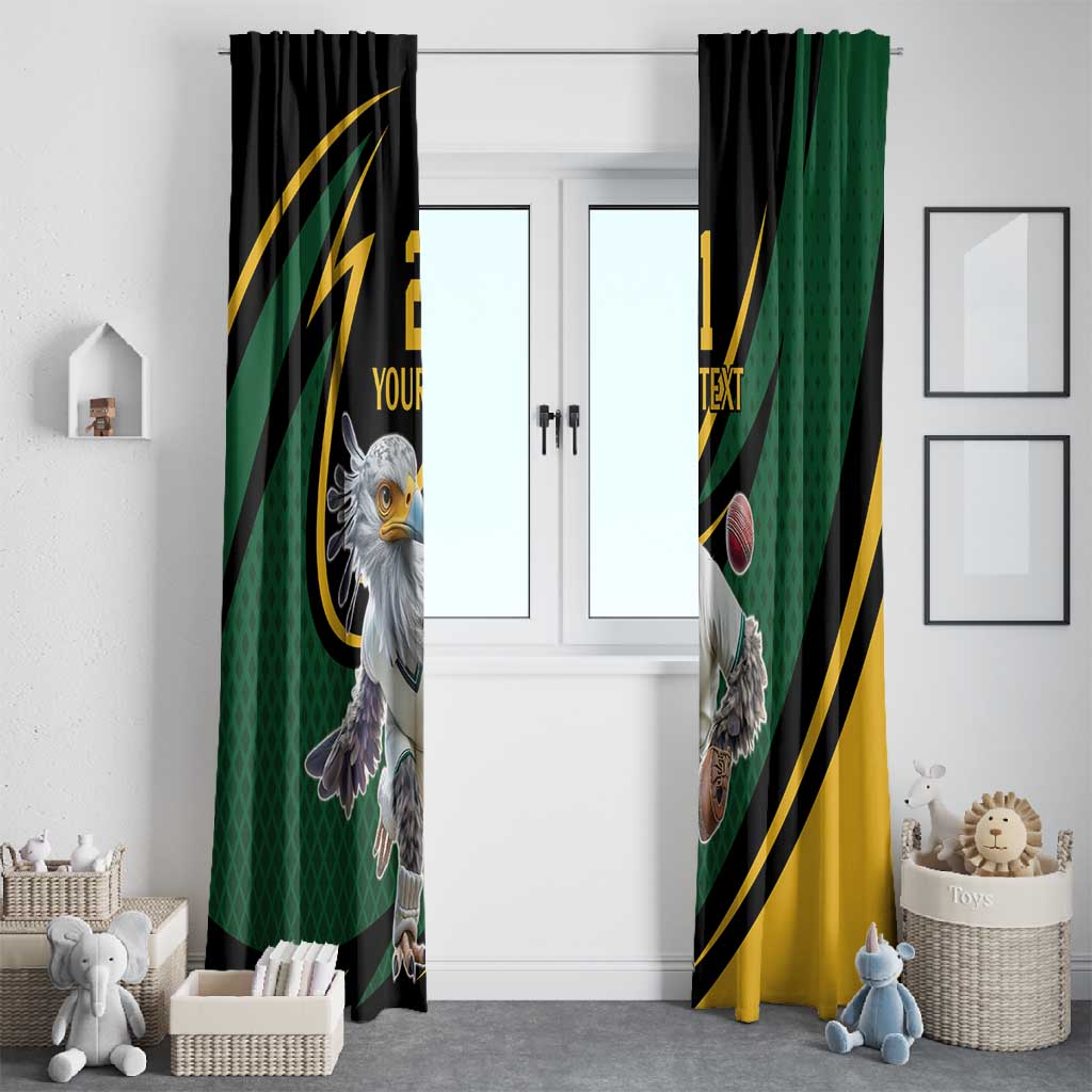 Secretary Bird South Africa Cricket Custom Window Curtain Unique Pattern