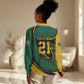 Secretary Bird South Africa Cricket Custom Women Casual Shirt Unique Pattern