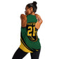 Secretary Bird South Africa Cricket Custom Women Racerback Tank Unique Pattern