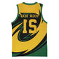 Springbok South Africa Cricket Custom Basketball Jersey Unique Pattern - African Pride