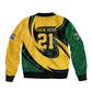 Springbok South Africa Cricket Custom Bomber Jacket Unique Pattern