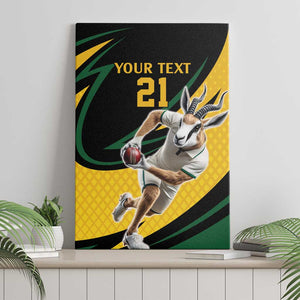 Springbok South Africa Cricket Custom Canvas Wall Art Unique Pattern