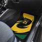 Springbok South Africa Cricket Custom Car Mats Unique Pattern