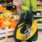 Springbok South Africa Cricket Custom Grocery Bag Unique Pattern