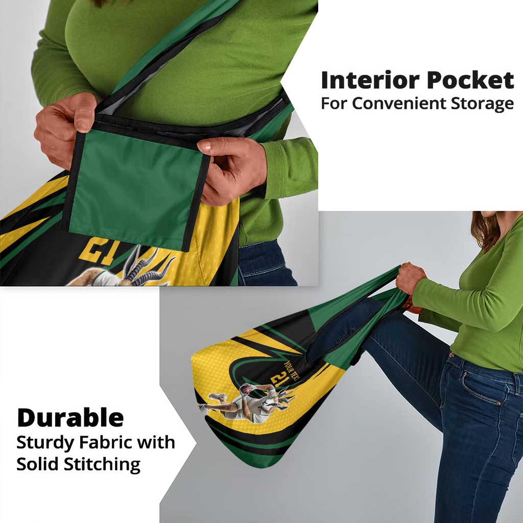 Springbok South Africa Cricket Custom Grocery Bag Unique Pattern
