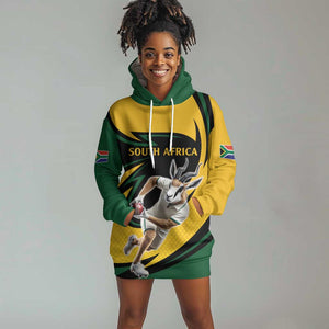 Springbok South Africa Cricket Custom Hoodie Dress Unique Pattern