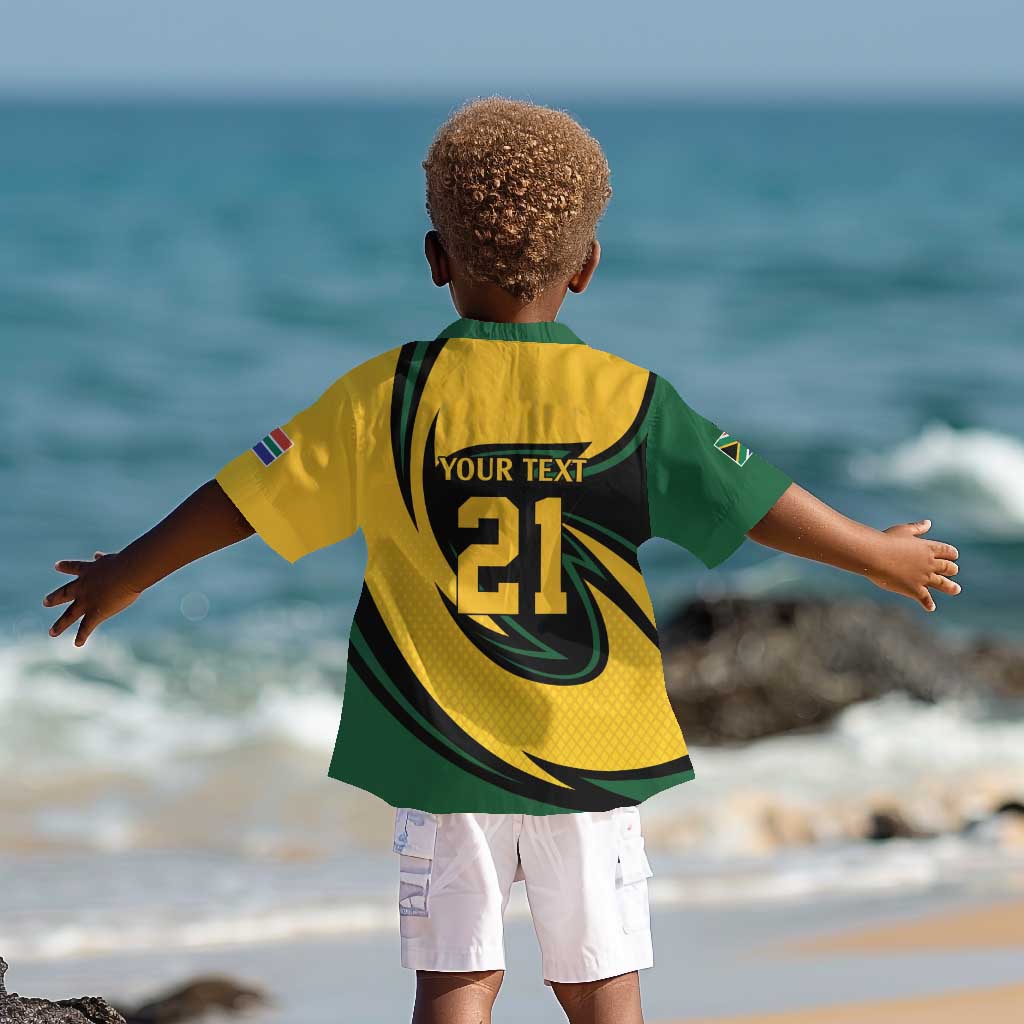 Springbok South Africa Cricket Custom Kid Hawaiian Shirt Unique Pattern