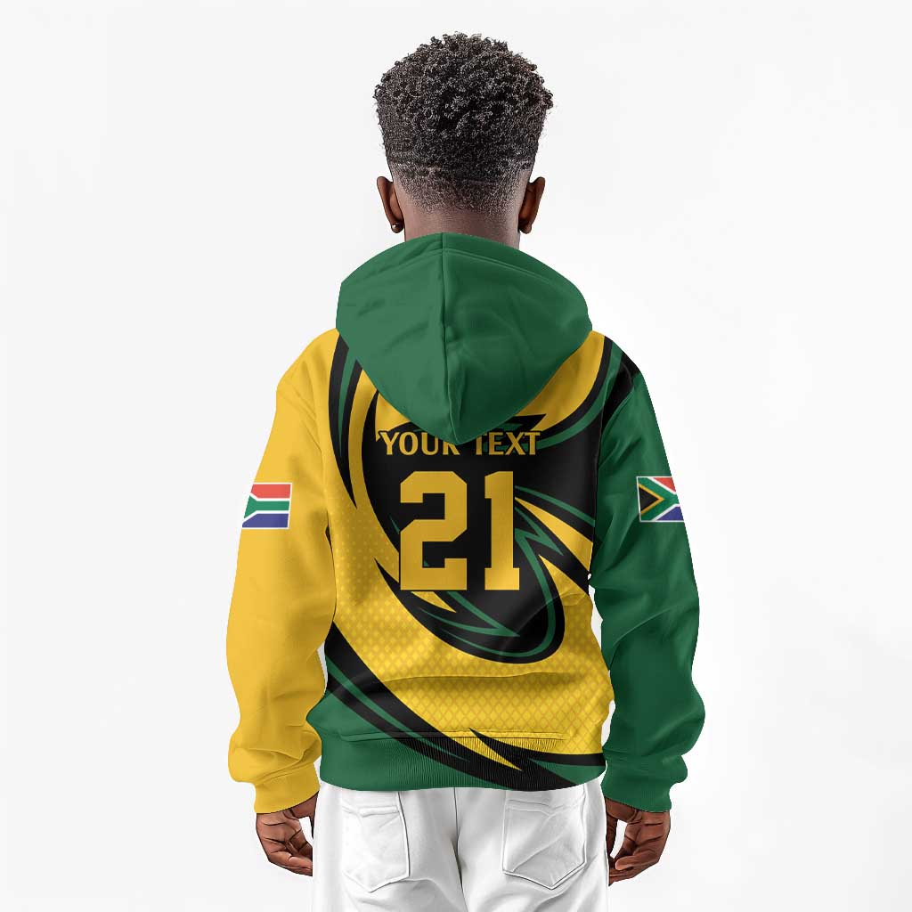 Springbok South Africa Cricket Custom Kid Hoodie Unique Pattern