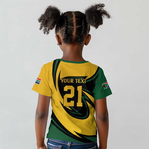 Springbok South Africa Cricket Custom Kid T shirt Unique Pattern