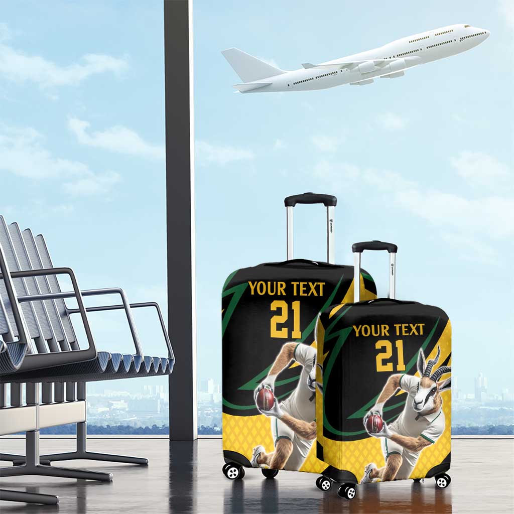Springbok South Africa Cricket Custom Luggage Cover Unique Pattern
