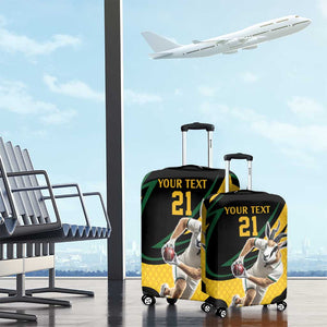 Springbok South Africa Cricket Custom Luggage Cover Unique Pattern
