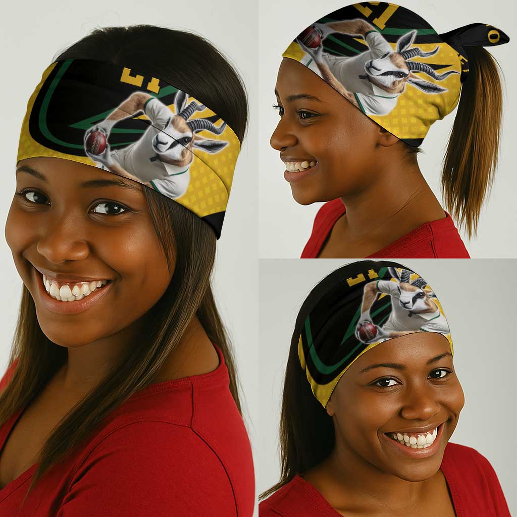 Springbok South Africa Cricket Custom Neck Gaiter Unique Pattern LT9