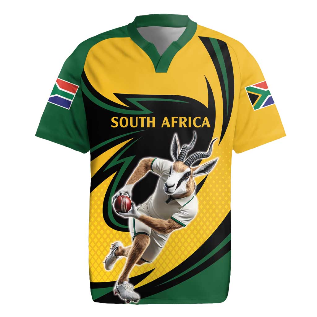 Springbok South Africa Cricket Custom Rugby Jersey Unique Pattern by ...