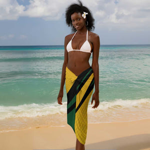 Springbok South Africa Cricket Custom Sarong Unique Pattern
