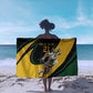 Springbok South Africa Cricket Custom Sarong Unique Pattern