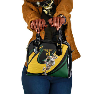 Springbok South Africa Cricket Custom Shoulder Handbag Unique Pattern