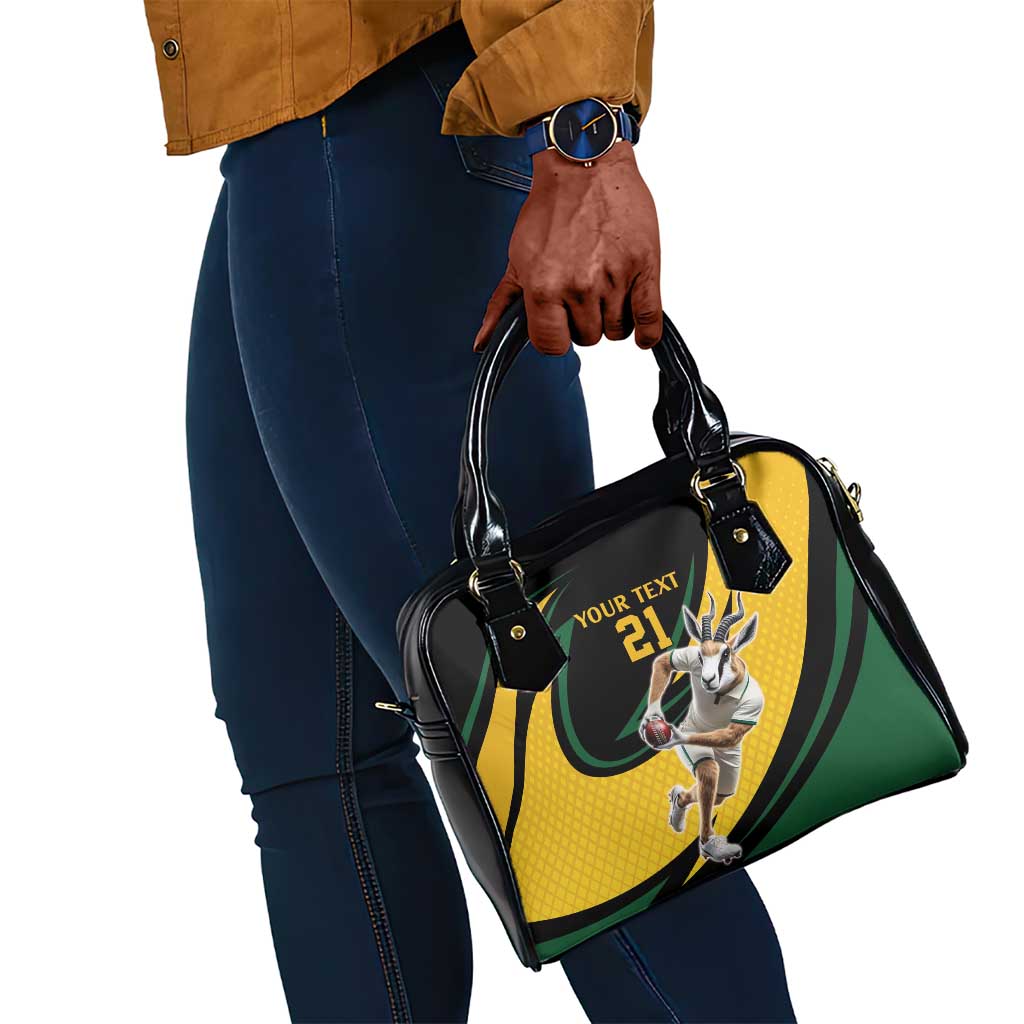 Springbok South Africa Cricket Custom Shoulder Handbag Unique Pattern