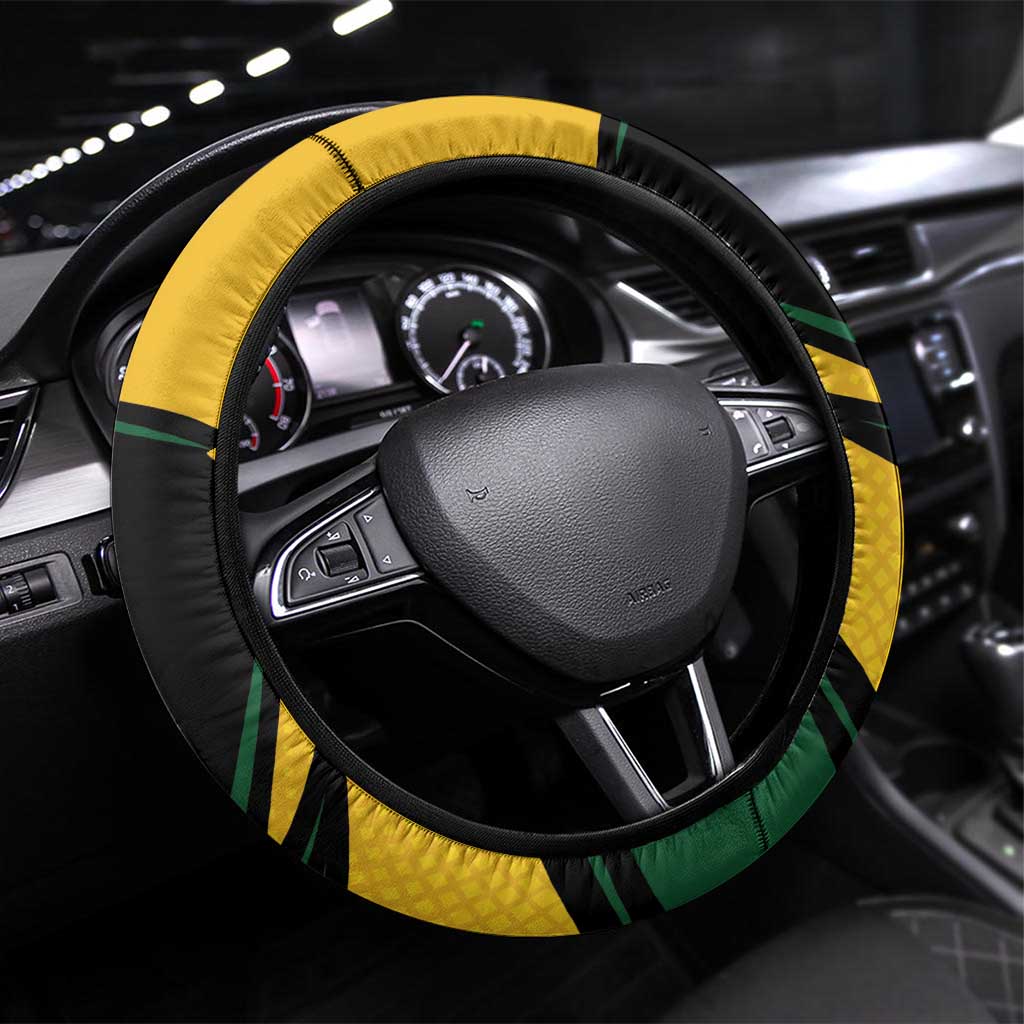 Springbok Driver Cover Springbok South Africa Cricket Steering Wheel Cover Unique Pattern by ...