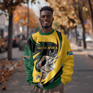 Springbok South Africa Cricket Custom Sweatshirt Unique Pattern
